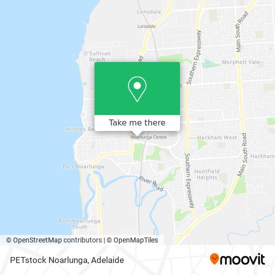 PETstock Noarlunga map