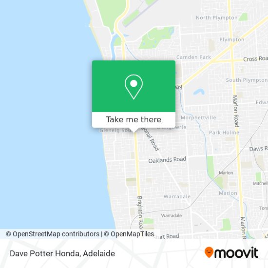Mapa Dave Potter Honda