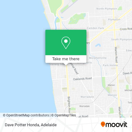 Dave Potter Honda map