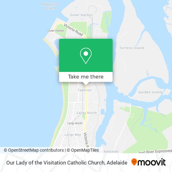 Our Lady of the Visitation Catholic Church map