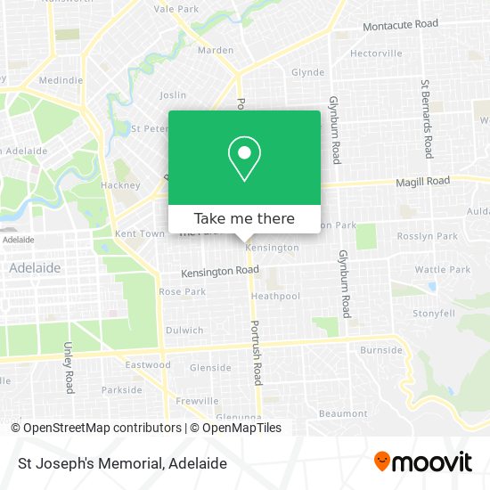 St Joseph's Memorial map