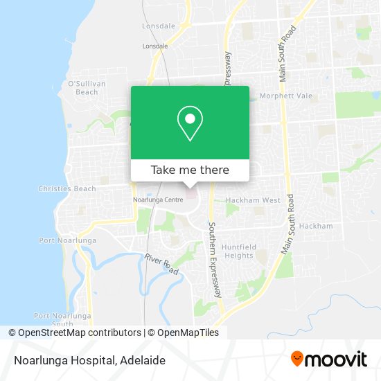 Noarlunga Hospital map