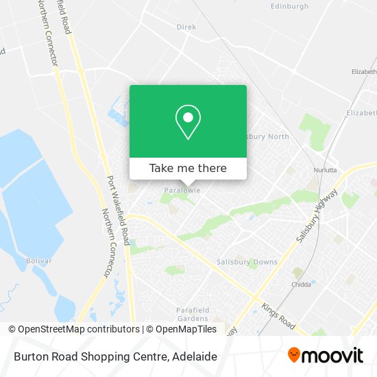 Burton Road Shopping Centre map
