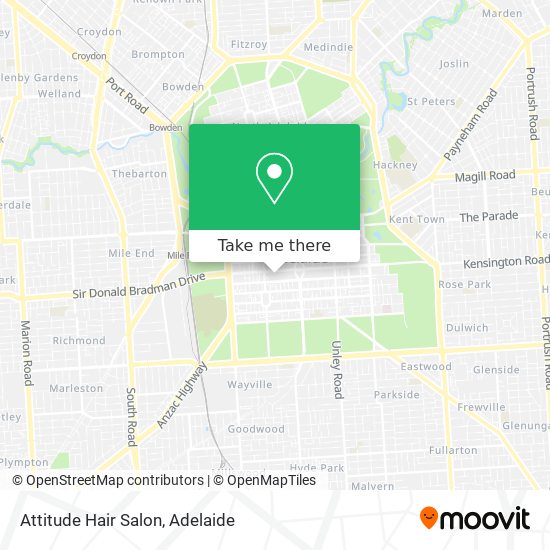 Attitude Hair Salon map
