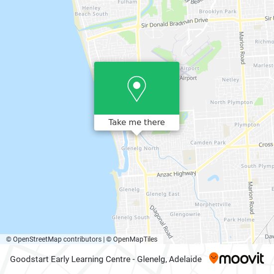 Mapa Goodstart Early Learning Centre - Glenelg