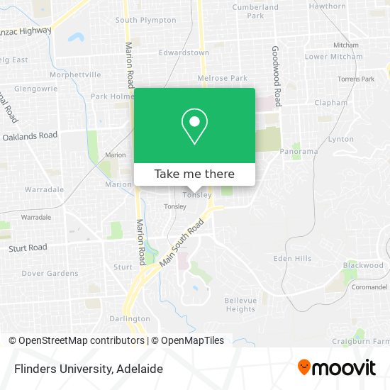 Mapa Flinders University