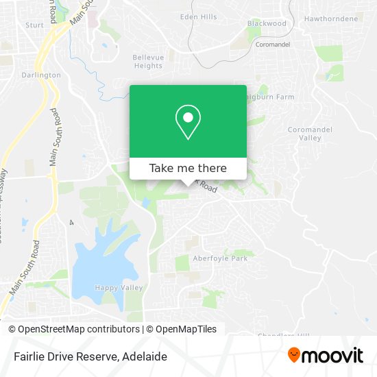 Mapa Fairlie Drive Reserve