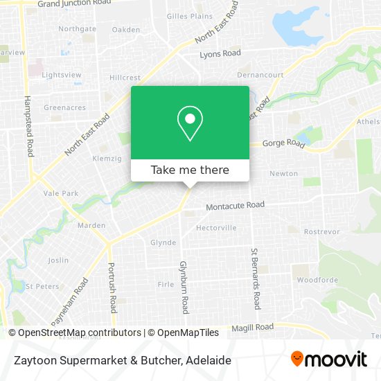 Mapa Zaytoon Supermarket & Butcher