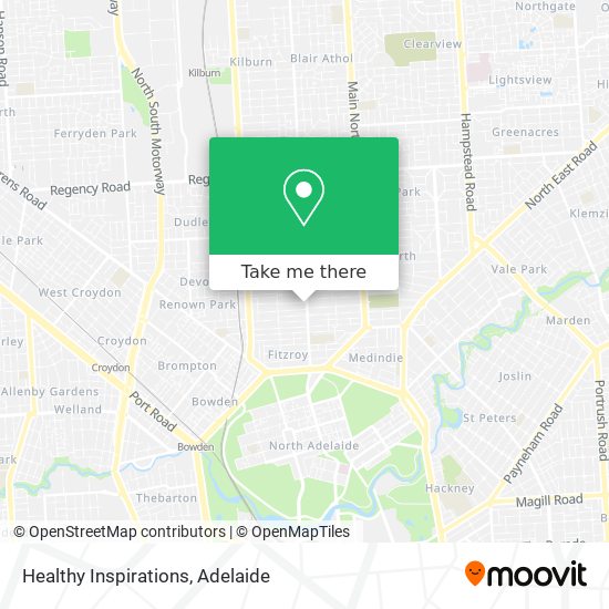 Healthy Inspirations map