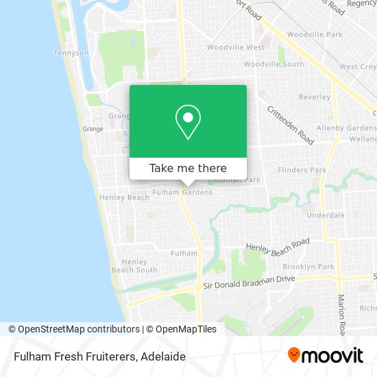 Fulham Fresh Fruiterers map