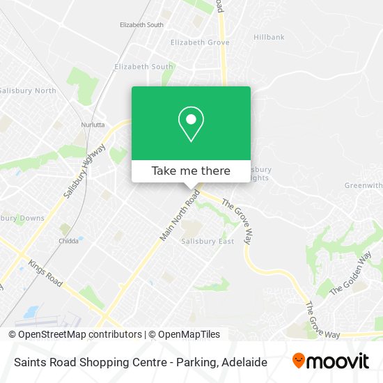 Mapa Saints Road Shopping Centre - Parking