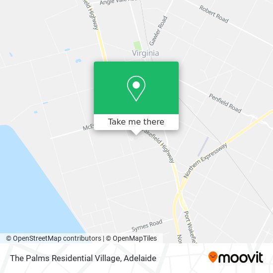 Mapa The Palms Residential Village