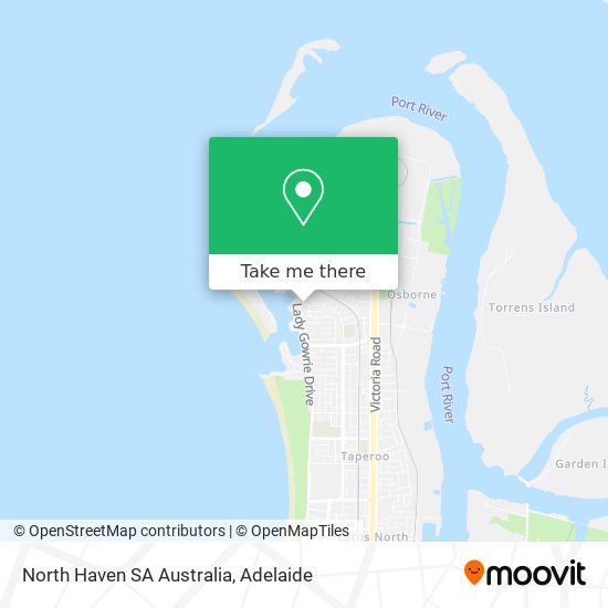 North Haven SA Australia map