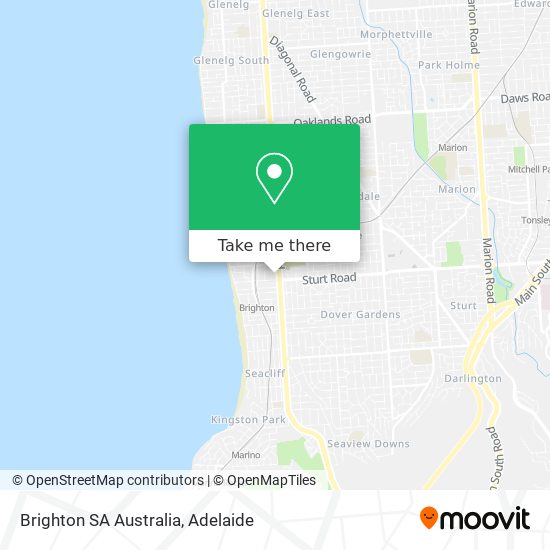 Brighton SA Australia map