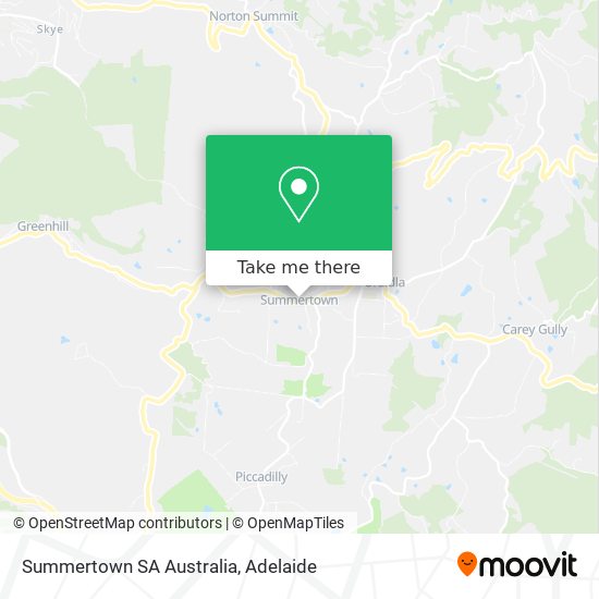 Summertown SA Australia map