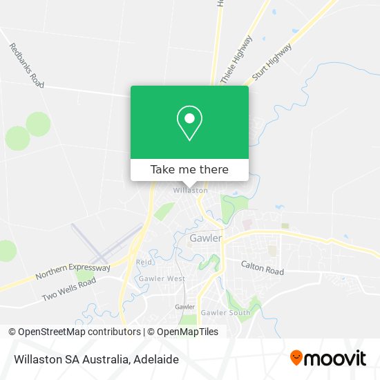 Mapa Willaston SA Australia