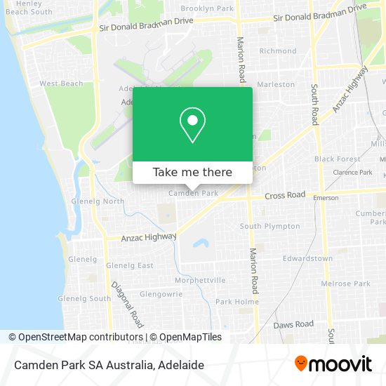 Camden Park SA Australia map