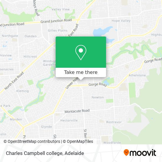 Charles Campbell college map