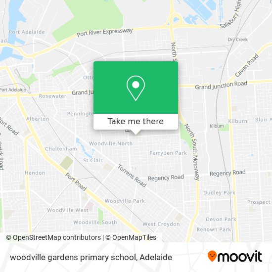 woodville gardens primary school map