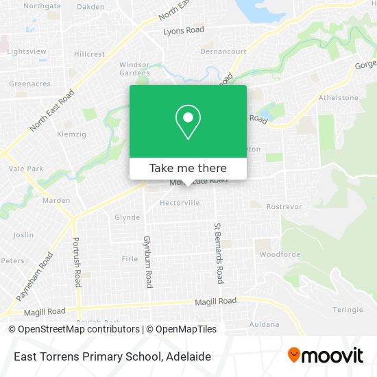 East Torrens Primary School map