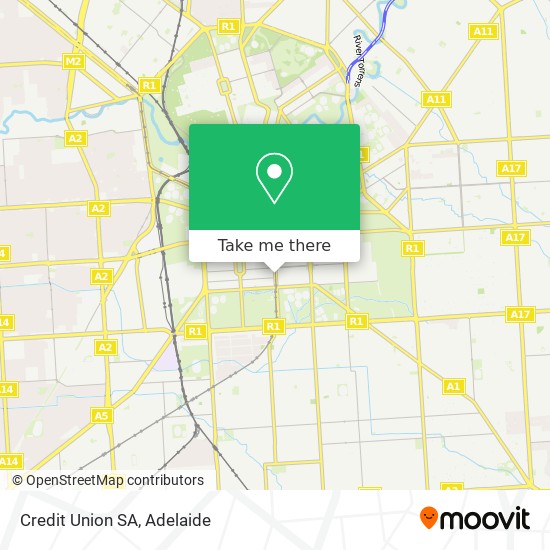 Credit Union SA map