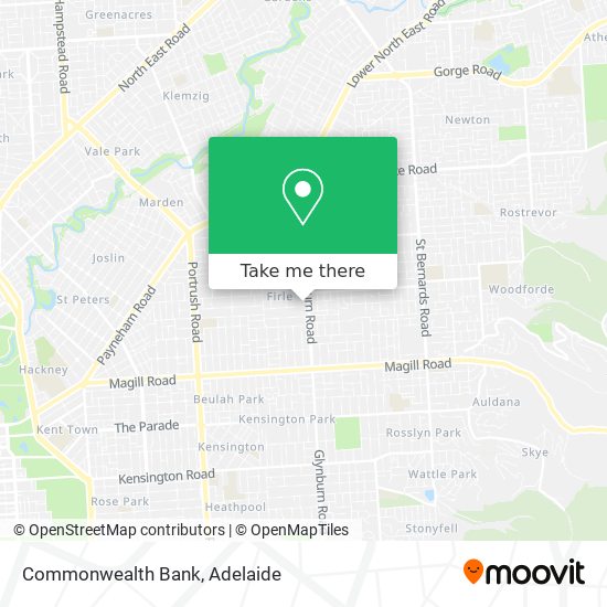 Commonwealth Bank map