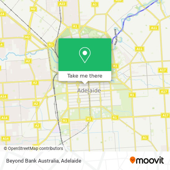 Mapa Beyond Bank Australia