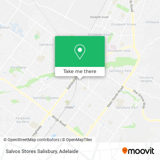 Salvos Stores Salisbury map