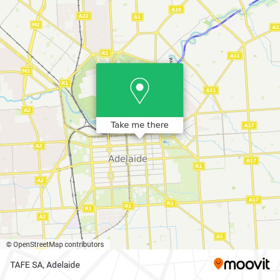 TAFE SA map