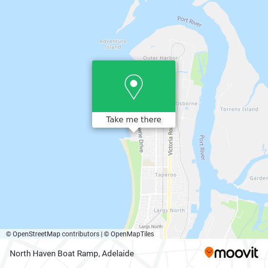 North Haven Boat Ramp map