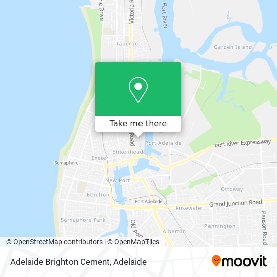 Mapa Adelaide Brighton Cement