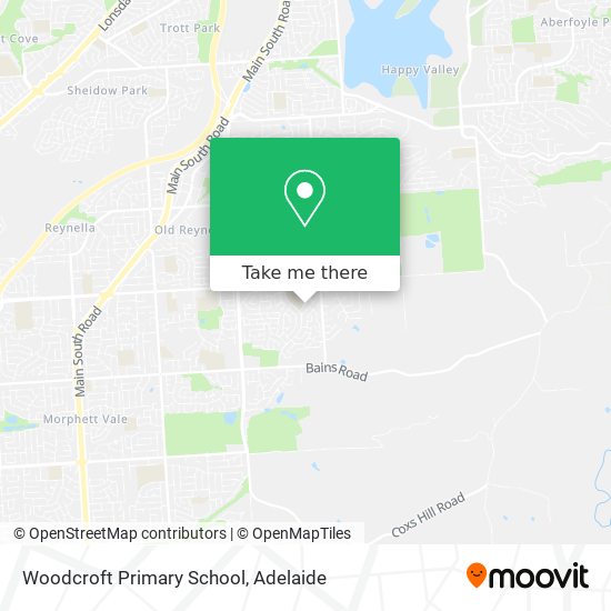 Woodcroft Primary School map