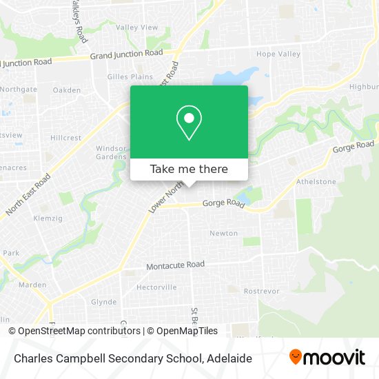 Mapa Charles Campbell Secondary School