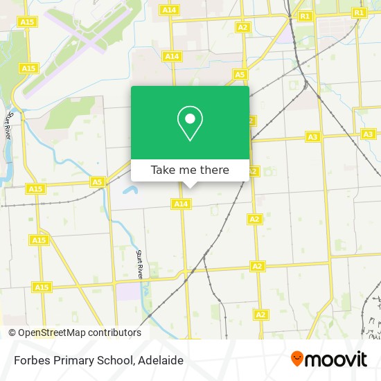 Mapa Forbes Primary School