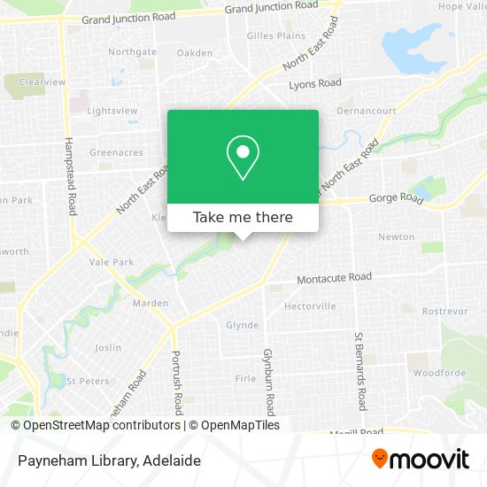 Payneham Library map