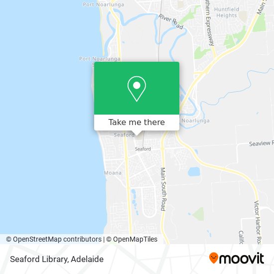 Seaford Library map