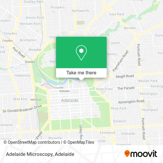 Mapa Adelaide Microscopy