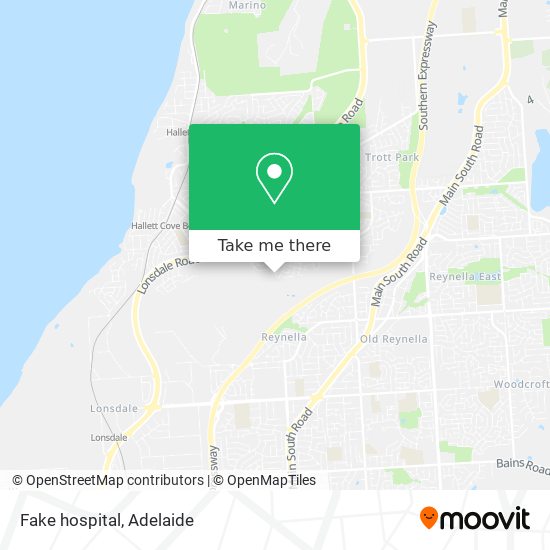 Fake hospital map