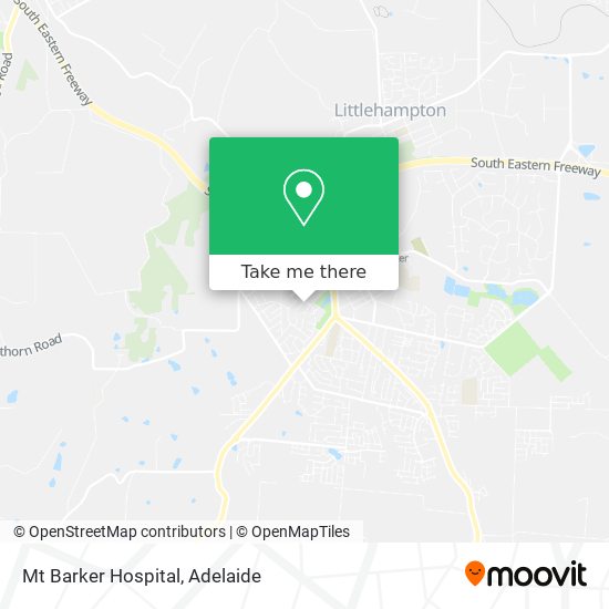 Mapa Mt Barker Hospital