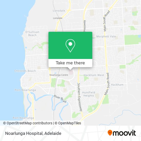 Mapa Noarlunga Hospital