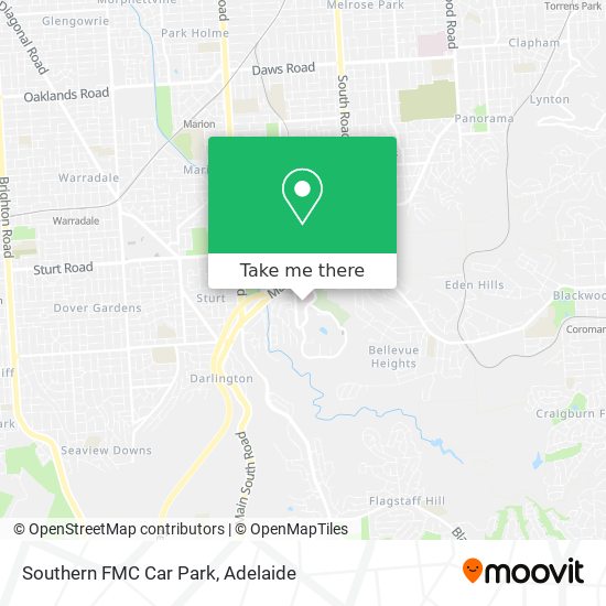 Mapa Southern FMC Car Park