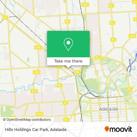 Hills Holdings Car Park map
