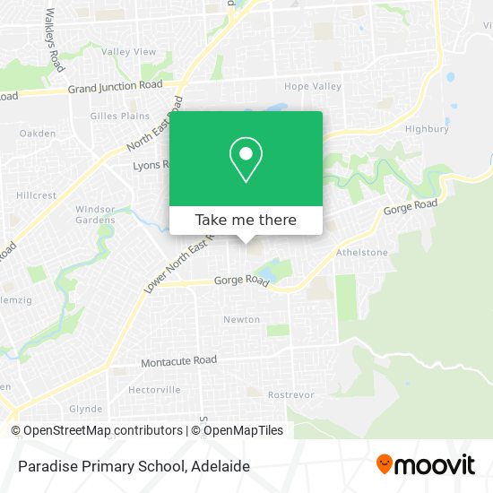 Paradise Primary School map