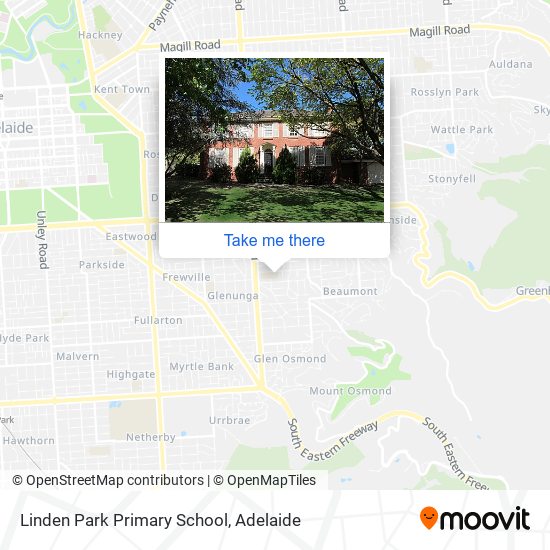 Mapa Linden Park Primary School
