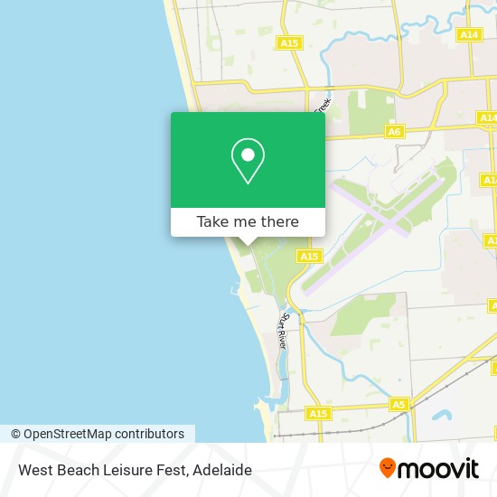 West Beach Leisure Fest map