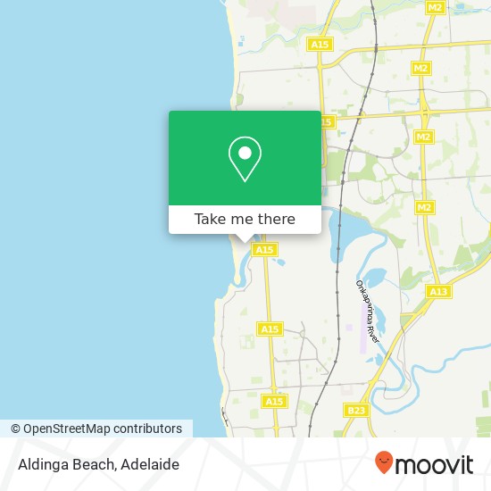 Aldinga Beach map