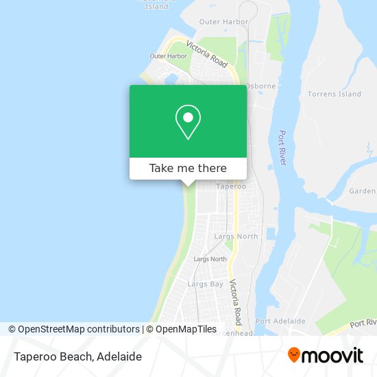 Taperoo Beach map