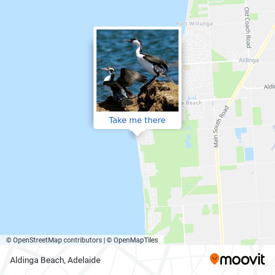 Mapa Aldinga Beach