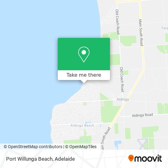 Port Willunga Beach map