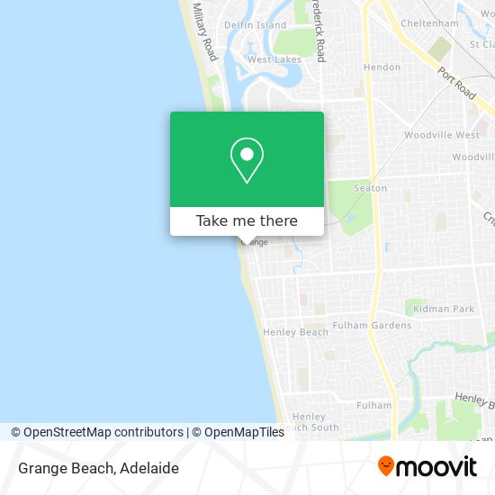 Mapa Grange Beach